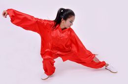Traditional Chinese Tai Chi Kung Fu Uniforms Adult Morning Gymnastics Wushu Clothing Adult Martial Arts Wing Chun Suit