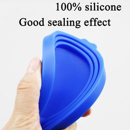 Silicone world 3 In 1 Reusable Food Storage Keep Fresh Cover Cans Cap Pet Can Box Cover Silicone Can Lid Hot Kitchen tools
