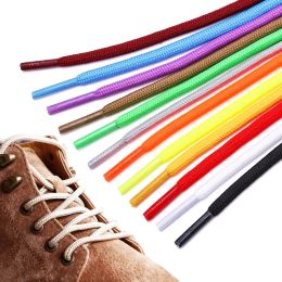 1Pair Round Solid Shoelaces Top Quality Polyester Shoes Lace Solid Classic Round Shoelace 50cm,80cm,100cm,120cm