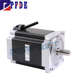 86CM85 Leadshine NEMA 34 Stepper Motor with 8.5N.m (1204 Oz-in) Holding Torque 2 Phase Step Motor 4 Wires Shaft Size 12.7mm