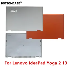 Frames BOTTOMCASENew For Lenovo IdeaPad Yoga 2 13 Yoga2 13 Laptop LCD Back Cover/Bottom Case Silver Orange Cover