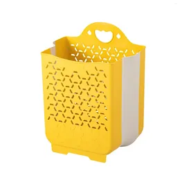 Laundry Bags Foldable Plastic Baskets Stretchable Organizer Bag For Home Bathroom Sundries