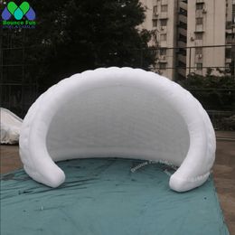 Personalized Stage Marquee Inflatable Dome Igloo Tent Oxford Half Luna Disco Trade Show House Building With Continuous Blower