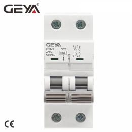 GEYA GYM9 2P MCB 6A-63A 400V C Curve Din Rail Mini Circuit Breaker 230V 6A-63A AC Type China MCB Factory