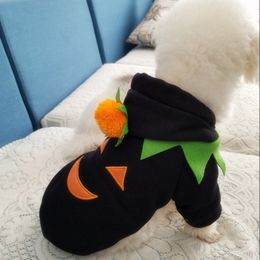 Creative Pet Halloween Clothes Cosplay Pumpkin Design Dogs Cat Cute Costume Clothing Comfort Party Costume Accessories For Pet