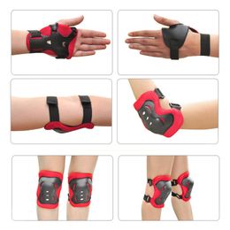 PVC Knee Protective Pads Children Skating bike Protective Gear Sets Knee Elbow pads Bicycle Skateboard Ice Skating Roller Wrist