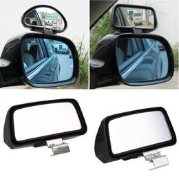 2Pcs Car Mirror 360 Degree Adjustable Wide Angle Side Rear Mirrors blind spot Snap way for parking Auxiliary rear view mirror