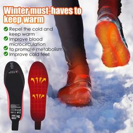 Carpets Heated Remote Control Rechargeable Heating Insole 3 Temperature Settings Li-Ion Battery Feet Heater For Skiing Hunting Outdoor