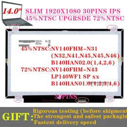Screen 14INCH Laptop DISPALY Screen B140HAN01.7 FIT B140HAN02.3 B140HAN01.4 LP140WF6SPH1 1920*1080 IPS FOR Lenovo T460 T460S T460P