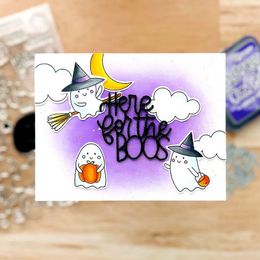 Too Cute To Spook Transparent Clear Stamps 2021 New Stamp for DIY Scrapbooking Photo Album Paper Crafts Cards Making Stamps