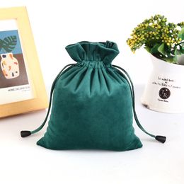 DINYAO Gift Cloth Bags with Drawstring New Year Wedding Easter Package Pouches Soft Touching Jewelry Velvet Bag