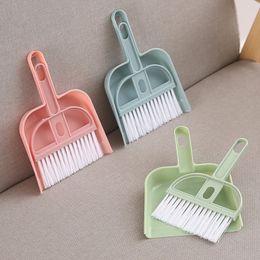 Ossayi Mini Broom and Dustpan Set Kitchen Desk Table Clean Tools Household Hand Brush Dustpan Cleaning Set