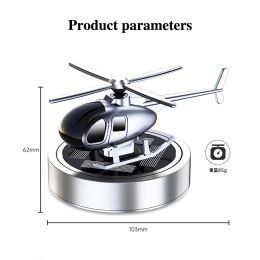 Solar Car Air Freshener Helicopter Fragrance Tablets Flavouring Supplies Interior Accessories Propeller Rotating Perfume Decor