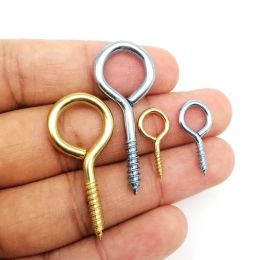 25X Picture Frame Plant Lamp Light Cabinet RV Tool Curtain Net Wire Ceiling Eyescrew Eye Screw in Clasp Hanger Close O Ring Hook