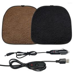 Car Seat Covers Warmer Winter Heating Pad Electric Mat Driver Warm Cushion Comfortable Accessories For Truck & Vehicle