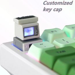 Accessories Custom IBM Keyboard Keycaps Customized Retro Keycap For Mechanical Classic Cute Key Cap Suit Button Personalized Max Keycaps