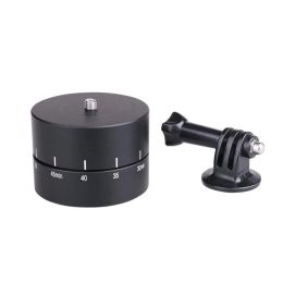 Accessories 360 Degree Clockwise Stabiliser Timelapse Rotator Head Camera Panoramic Time Lapse Tripod Head Adapter Mount Adapter Timelapse