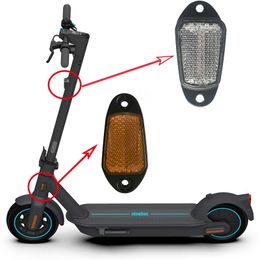 G30D Side Reflective Lens Scooter Road Automatic Warning Front Reflectors For Ninebot MAX G30D Electric Scooter Accessories