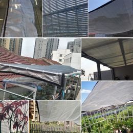 Outdoor 55~99% Anti UV New Aluminium Foil Sunshade Net Garden Plant Cover Sun Shade Sail Gazebo Tent Sun Shelter Shading Awnings
