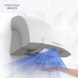 Dryers interhasa! Automatic Hand Dryer Smart Sensor Hot and Cold Wind Commercial Hand Dryers Wall Dryer Machine for Bathroom Toilet