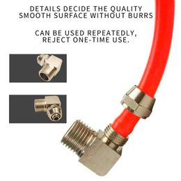 KL-PL Hose Coupler Tube Through Quick Joint OD 4/6/8/10/12mm Connector Pneumatic Elbow Fast twist Fittings