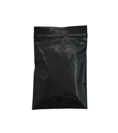 500pcslot Small Black Opaque Zip Lock Resealable Zipper Plastic Bag Grip Seal Pouch Retail Packing Bag Zipper Plastic Package for7732645