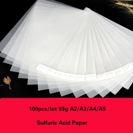 93g A3 A4 A5 Sulfuric Acid Paper Transfer Paper Tracing Papel Pen Calligraphy Painting Copying Papier Sketching Drawing Paper