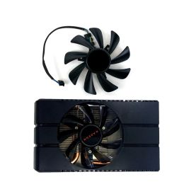 Pads Ball bearing 85mm 4Pin 12V GPU cooling fan For AMD HP RX480 RX580 4G 8G Video card Cooling cooling fan