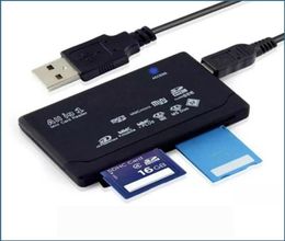 Micro SD USB 20 Cards Reader All In One Memory Card Readers TF MS M2 XD CF With Data Cables Computer Accessories4010863