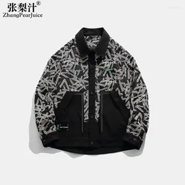 Men's Jackets 2024 Spring Autumn Casual Jacket Men Designer Wear Vintage Cargo Bomber Windbreaker