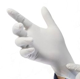 In Stock 100Pcs Disposable Latex Gloves Waterproof AllergyPowder UnisexLatex Universal KitchenDish WashingGarden Ambidextr1774487