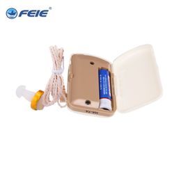 S-7A Pocket Hearing Aid Sound Amplifier for Severe Hearing Loss Adjustable Voice Volume with Earplugs Ear Care Hearing Aids