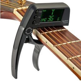 2024 Meideal TCapo20 Quick Change Key Capo Tuner Alloy Material for Acoustic Electric Guitar Bass Chromatic for Meideal TCapo20 Quick Change