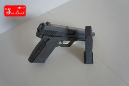 2 in 1 New H&K USP Universal Self-loading Pistol 3D Paper Model Cosplay Kits Kid Adults' Gun Weapons Paper Models Handmade Toys