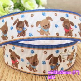 29 styles to select 10 yards Dogs printed Grosgrain Ribbons Quality Tapes for hairbow gift pack clothing wear Bowknot DIY