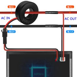 AT24C 100A 2.4" Digital Voltmeter Metres indicator Power Energy Ammeter current Amps Volt wattmeter tester detector