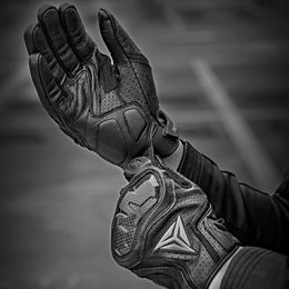 Touchscreen Breathable Leather Gloves Motorcycle Gloves Full Finger Protective Gear Racing Pit Bike Riding Motorbike Moto Enduro