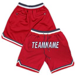 Custom Basketball Shorts Stitch Men Sweat Pants Outdoor Running Summer Loose Training Sweatpants