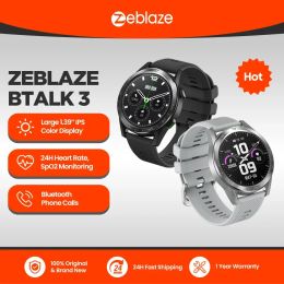 Watches New Zeblaze Btalk 3 Smart Watch Ultra HD IPS Display Bluetooth Phone Calls 24H Health 100+ Sports Modes Smartwatch For Men Women
