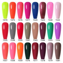 NAILCO 15ml Colour UV Gel Nail Polish Glass Bottle Nail Art Manicure Nail Professionals Base Top Varnish Semi Permanent Vernis