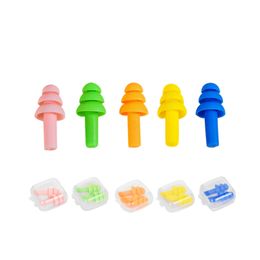 Soft Silicone Earplugs Waterproof Swimming Ear Plugs for Adults Children Diving Water Sports Swimming Accessories