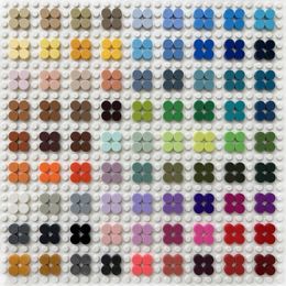 Round Tile 1x1 98138 Building Block Brick MOC Parts DIY Pixel Art Stuff Painting Toy (New 7 Colors+ 10 Transparent ) 1000pcs/Lot
