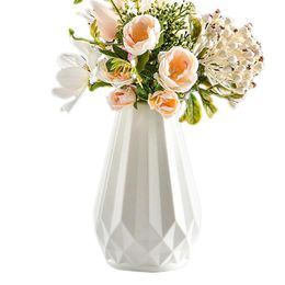 Nordic Flower Vase Home Decor Pampas Grass Vase Vases Flowers Bouquet Farmhouse Modern Desk Aesthetic Room Decor Vase