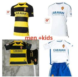 2023 2024 Real Zaragoza soccer jerseys Negredo camisetas de futbol LOZANO ALEX BERMEJO Cala CAMISETA 23 24 men kids kit SOBRINO football shirts