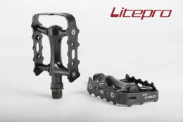 Litepro Bike M258 Bearing Pedal Ultralight Folding BMX Black/Red Bicycle Parts