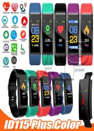 Smart Watch LCD Screen ID115 Plus Bracelet Fitness Watches Band Heart Rate Blood Pressure Monitor Wristband4933392