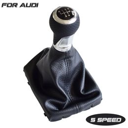 Fit For Audi A4 B8 2008-2015 For VW Passat CC 2009-2010 Manual 5 6 Speed GearShift Stick Knob Lever Shifter With Gaiter Boot