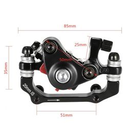 Mountain Road Bike Disc Brake Set Front Rear Disc Brake Aluminium Alloy Disc Rotor Disc Brake for Cycling Bicycle Accessories