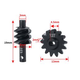 AXSPEED 12/13/14/16T Axle Gear Overdrive Differential Gears For 1/24 Axial SCX24 Deadbolt Wrangler Gladiator Bronco RC Car