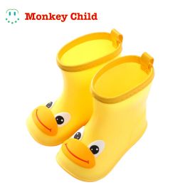 Rain Boots Kids for Boys Girls Cute Boots Rain shoes Waterproof Baby Non-slip Rubber Water Shoes Children Rainboots 4 Seasons